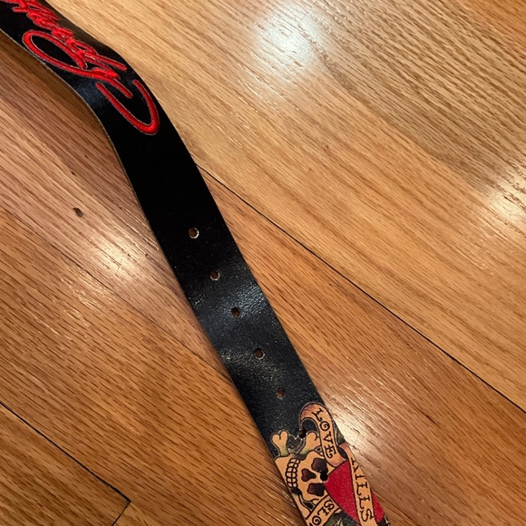 Ed Hardy Leather Belt